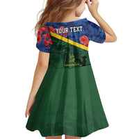 Personalised Solomon Islands Remembrance Day Family Matching Puletasi and Hawaiian Shirt We Will Remember Them with Camouflage Style LT9 - Polynesian Pride