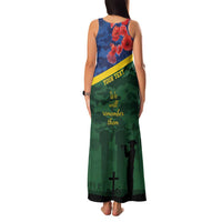 Personalised Solomon Islands Remembrance Day Family Matching Tank Maxi Dress and Hawaiian Shirt We Will Remember Them with Camouflage Style LT9 - Polynesian Pride