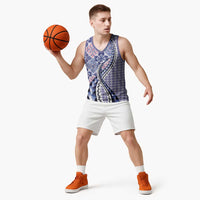 Aloha Vintage Palaka Floral Hawaiian Quilt Basketball Jersey Poni Motif LT9 - Polynesian Pride