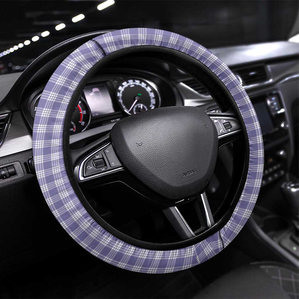 Aloha Vintage Palaka Floral Hawaiian Quilt Steering Wheel Cover Poni Motif LT9 Universal Fit Purple - Polynesian Pride