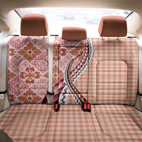 Aloha Vintage Palaka Floral Hawaiian Quilt Back Car Seat Cover Ulaula Motif LT9 - Polynesian Pride