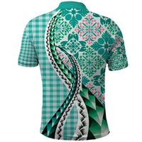 Aloha Vintage Palaka Floral Hawaiian Quilt Polo Shirt Polu Motif LT9 - Polynesian Pride