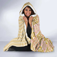 Aloha Vintage Palaka Floral Hawaiian Quilt Hooded Blanket Melemele Motif LT9 - Polynesian Pride