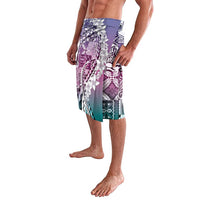 Aloha Vintage Plumeria Hawaiian Tapa Pattern Lavalava Gradient Hawaiian Tapa Pattern - Polynesian Pride