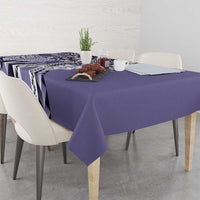 Aloha Vintage Plumeria Hawaiian Tapa Pattern Tablecloth Purple Hawaiian Tapa Pattern - Polynesian Pride
