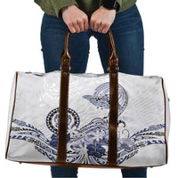 Polynesian Manta Ray Travel Bag Blue Floral Turtle Tattoo LT9 Blue - Polynesian Pride