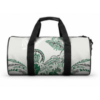 Polynesian Manta Ray Duffle Bag Green Floral Turtle Tattoo LT9 One size Green - Polynesian Pride