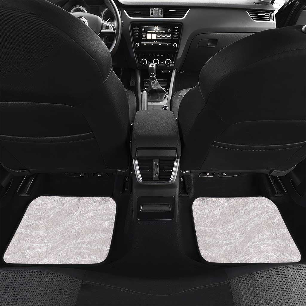 Polynesian Manta Ray Car Mats Pink Floral Turtle Tattoo - Polynesian Pride