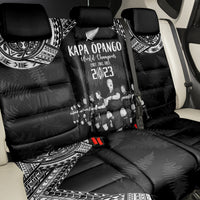 NZ Rugby Back Car Seat Cover Kapa Opango Maori Haka With Years of The All Black Champions LT9 - Polynesian Pride
