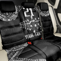 Custom NZ Rugby Back Car Seat Cover Kapa Opango Maori Haka With Years of The All Black Champions LT9 - Polynesian Pride