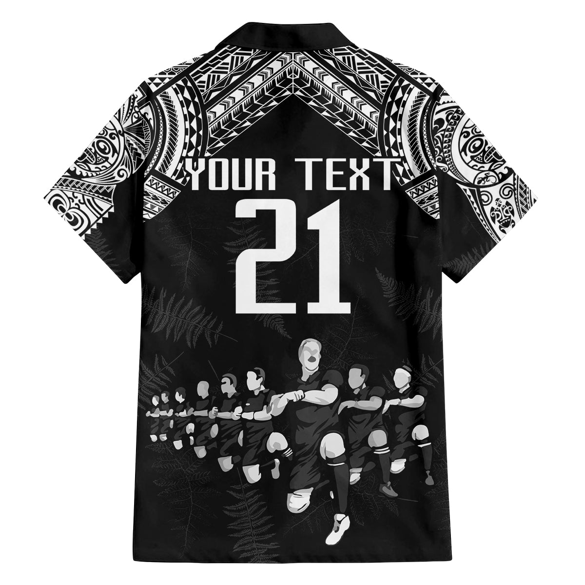 Custom NZ Rugby Family Matching Puletasi Dress and Hawaiian Shirt Kapa Opango Maori Haka With Years of The All Black Champions LT9 - Polynesian Pride