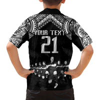 Custom NZ Rugby Family Matching Tank Maxi Dress and Hawaiian Shirt Kapa Opango Maori Haka With Years of The All Black Champions LT9 - Polynesian Pride