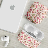 Beige Paniolo Palaka Hawaiian Cowgirl Christmas AirPods Case - Polynesian Pride