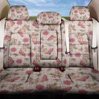 Beige Paniolo Palaka Hawaiian Cowgirl Christmas Back Car Seat Cover LT9 One Size Beige - Polynesian Pride