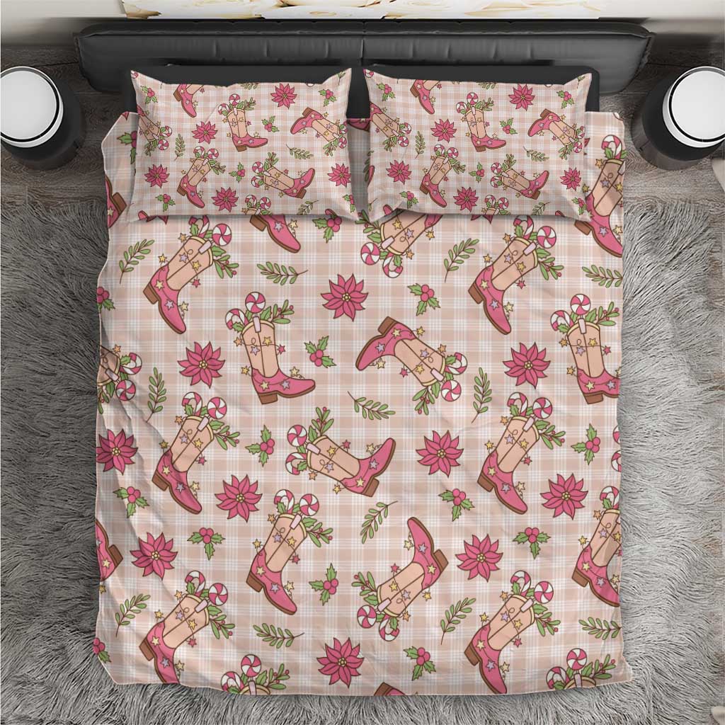 Beige Paniolo Palaka Hawaiian Cowgirl Christmas Bedding Set LT9 Beige - Polynesian Pride