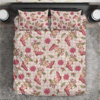 Beige Paniolo Palaka Hawaiian Cowgirl Christmas Bedding Set LT9 Beige - Polynesian Pride