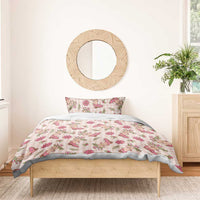Beige Paniolo Palaka Hawaiian Cowgirl Christmas Bedding Set LT9 - Polynesian Pride