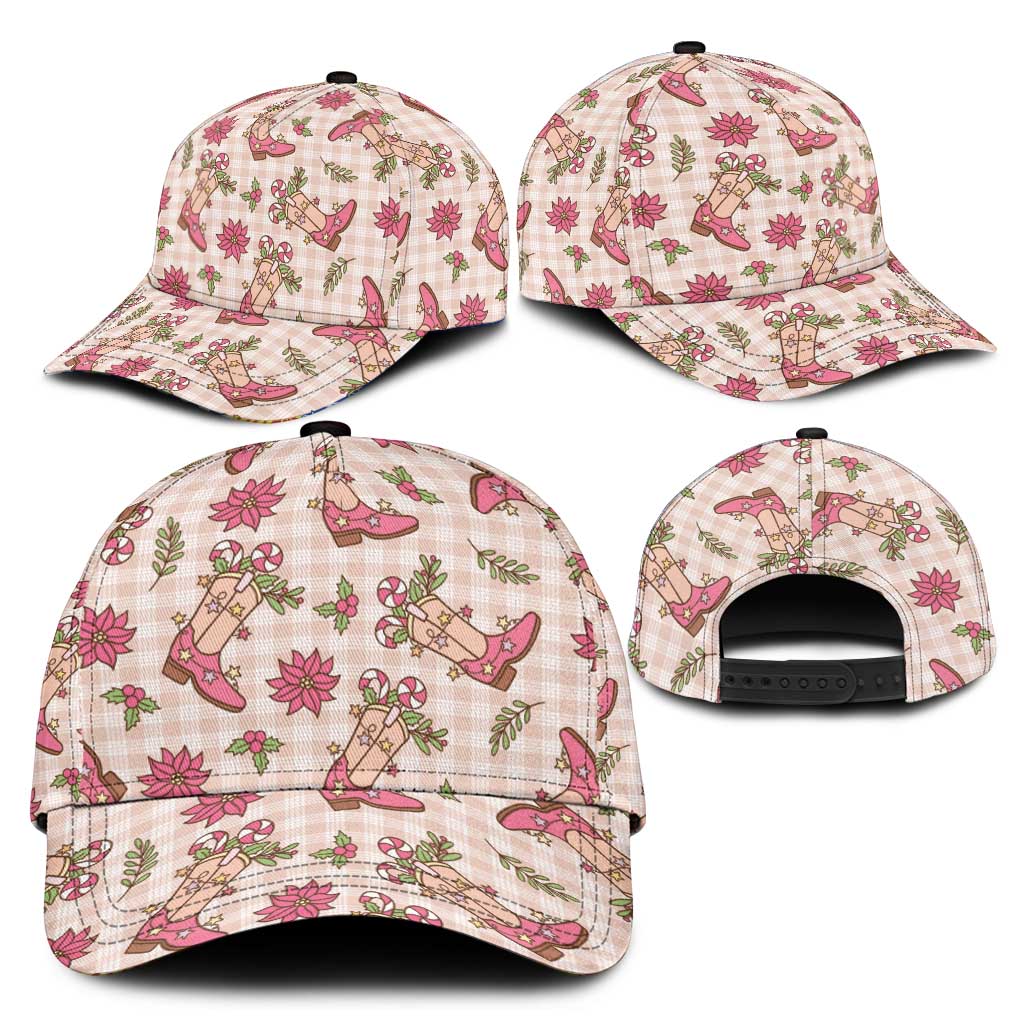 Beige Paniolo Palaka Hawaiian Cowgirl Christmas Classic Cap - Polynesian Pride