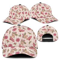 Beige Paniolo Palaka Hawaiian Cowgirl Christmas Classic Cap - Polynesian Pride