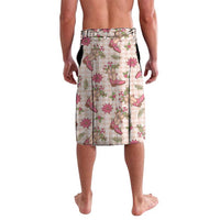 Beige Paniolo Palaka Hawaiian Cowgirl Christmas Lavalava - Polynesian Pride
