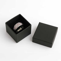 Gray Paniolo Palaka Hawaiian Cowgirl Christmas Classic Ring LT9 - Polynesian Pride