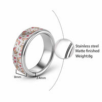 Gray Paniolo Palaka Hawaiian Cowgirl Christmas Classic Ring LT9 - Polynesian Pride