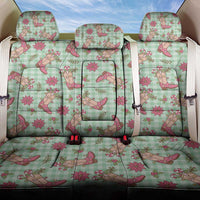 Green Paniolo Palaka Hawaiian Cowgirl Christmas Back Car Seat Cover LT9 One Size Green - Polynesian Pride