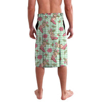 Green Paniolo Palaka Hawaiian Cowgirl Christmas Lavalava - Polynesian Pride