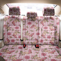 Pink Paniolo Palaka Hawaiian Cowgirl Christmas Back Car Seat Cover LT9 - Polynesian Pride
