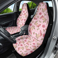Pink Paniolo Palaka Hawaiian Cowgirl Christmas Car Seat Cover LT9 - Polynesian Pride