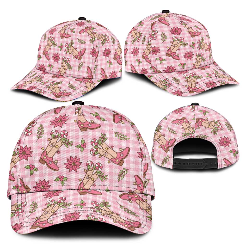 Pink Paniolo Palaka Hawaiian Cowgirl Christmas Classic Cap - Polynesian Pride