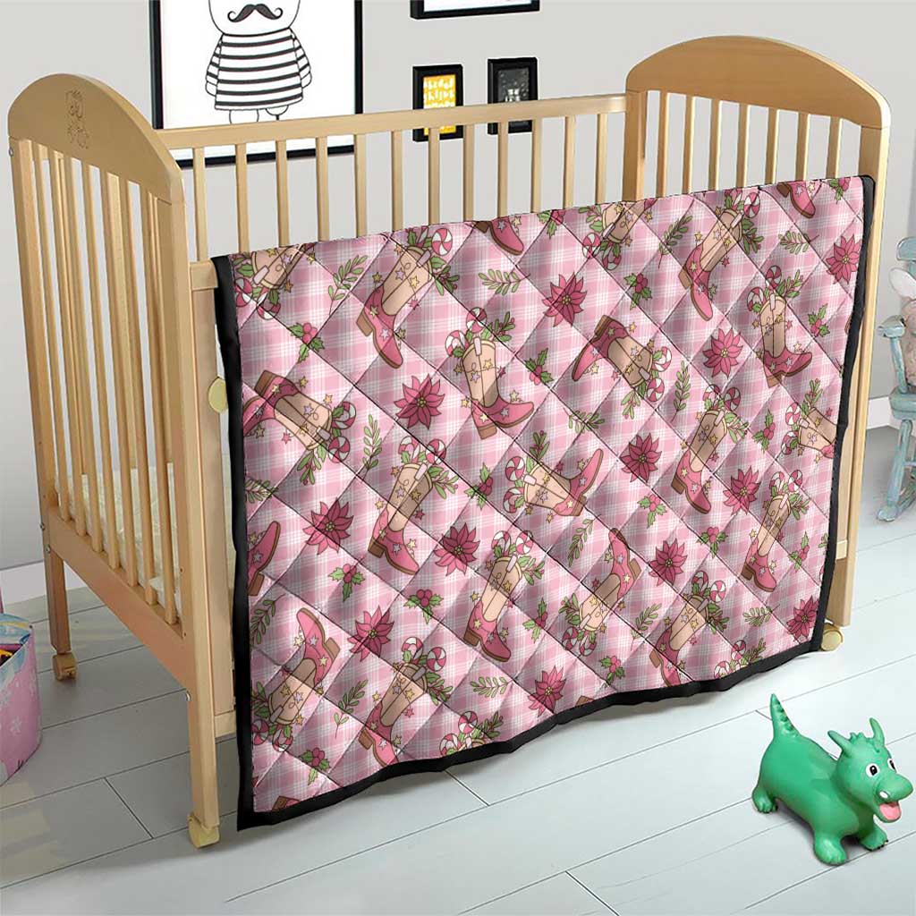 Pink Paniolo Palaka Hawaiian Cowgirl Christmas Quilt LT9 - Polynesian Pride