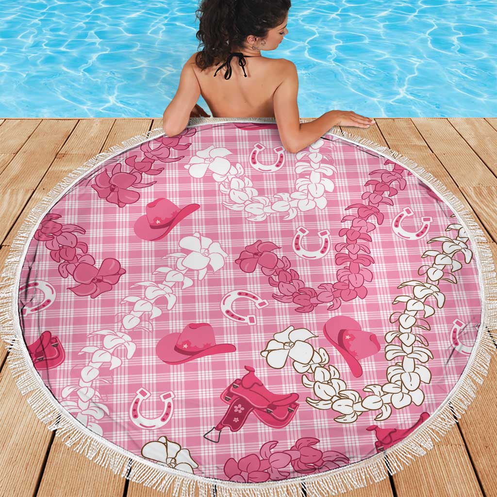 Paniolo Palaka Hawaiian Cowgirl Beach Blanket LT9 - Polynesian Pride