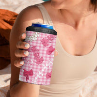 Paniolo Palaka Hawaiian Cowgirl 4 in 1 Can Cooler Tumbler - Polynesian Pride