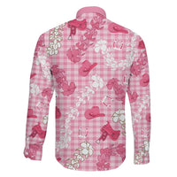Paniolo Palaka Hawaiian Cowgirl Family Matching Off Shoulder Short Dress and Hawaiian Shirt LT9 - Polynesian Pride