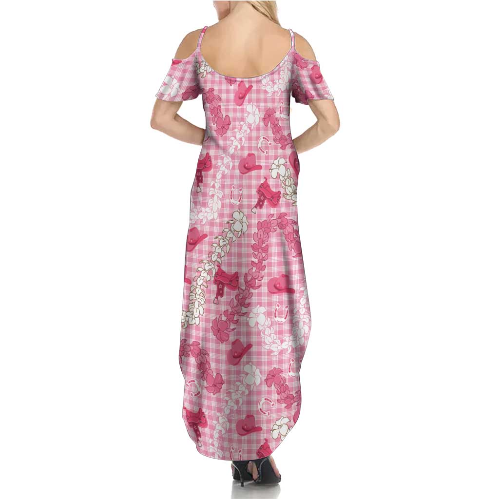 Paniolo Palaka Hawaiian Cowgirl Family Matching Summer Maxi Dress and Hawaiian Shirt LT9 - Polynesian Pride