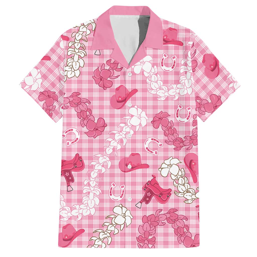 Paniolo Palaka Hawaiian Cowgirl Hawaiian Shirt LT9 Pink - Polynesian Pride