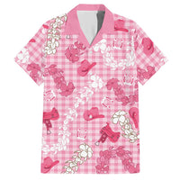 Paniolo Palaka Hawaiian Cowgirl Hawaiian Shirt LT9 Pink - Polynesian Pride