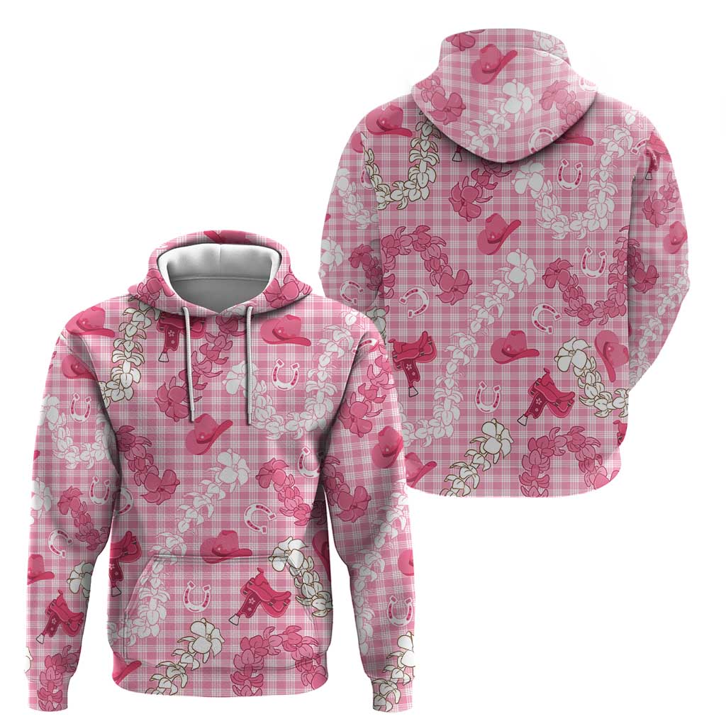 Paniolo Palaka Hawaiian Cowgirl Hoodie LT9 - Polynesian Pride