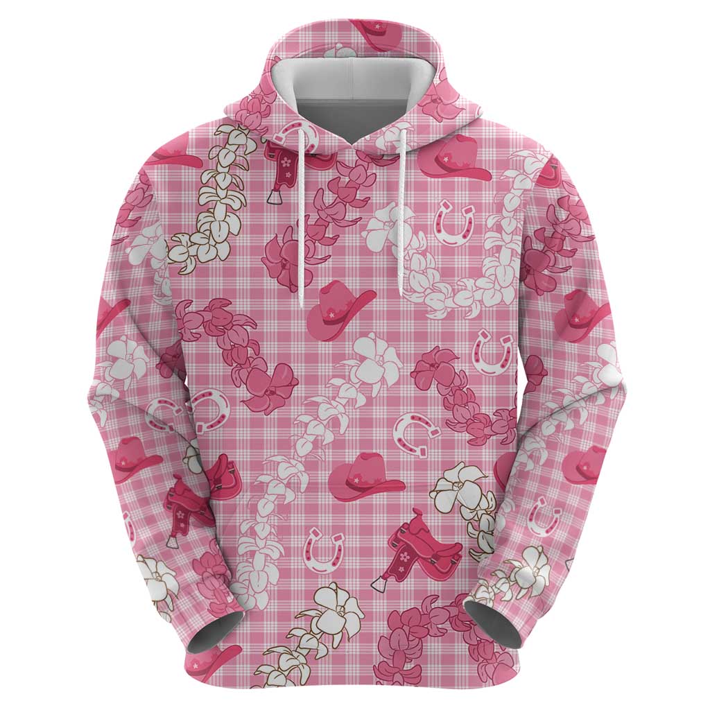 Paniolo Palaka Hawaiian Cowgirl Hoodie LT9 - Polynesian Pride
