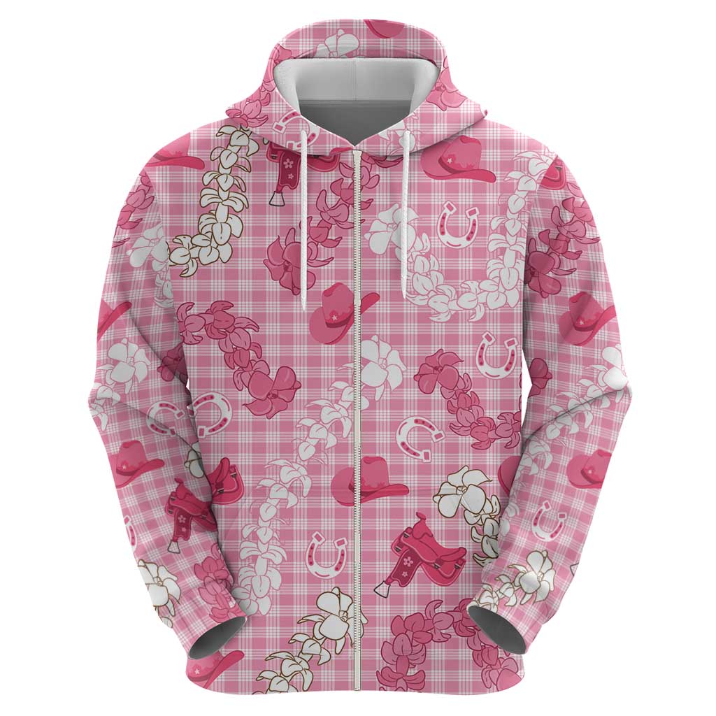 Paniolo Palaka Hawaiian Cowgirl Hoodie LT9 - Polynesian Pride