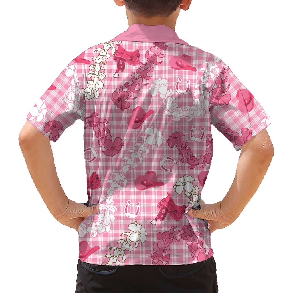 Paniolo Palaka Hawaiian Cowgirl Kid Hawaiian Shirt - Polynesian Pride