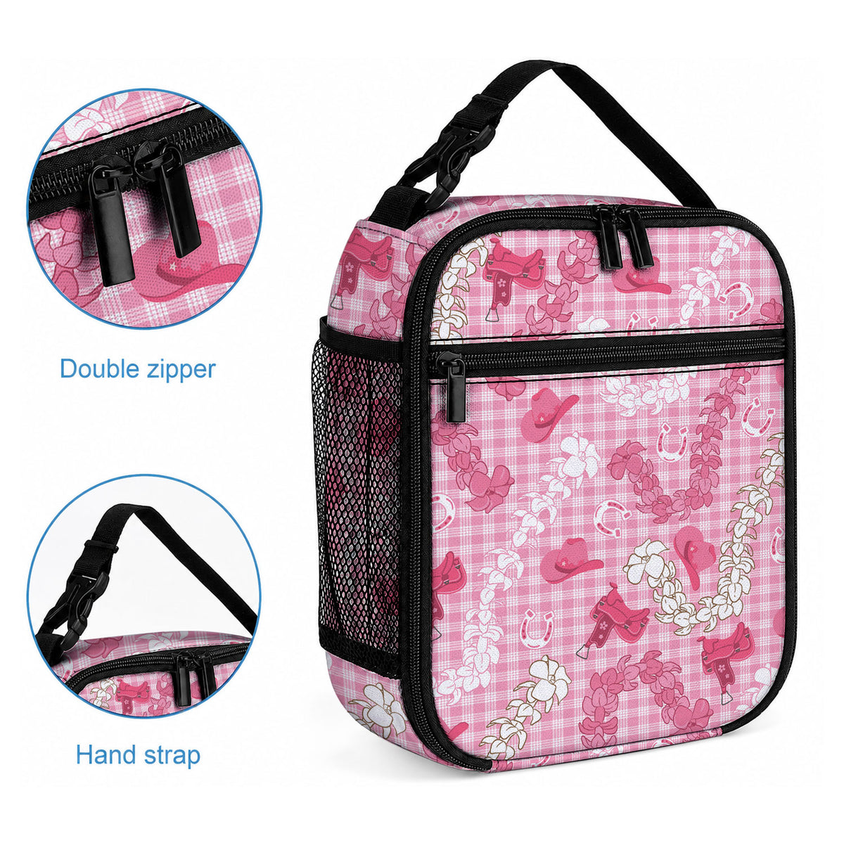 Paniolo Palaka Hawaiian Cowgirl Lunch Bag LT9 - Polynesian Pride