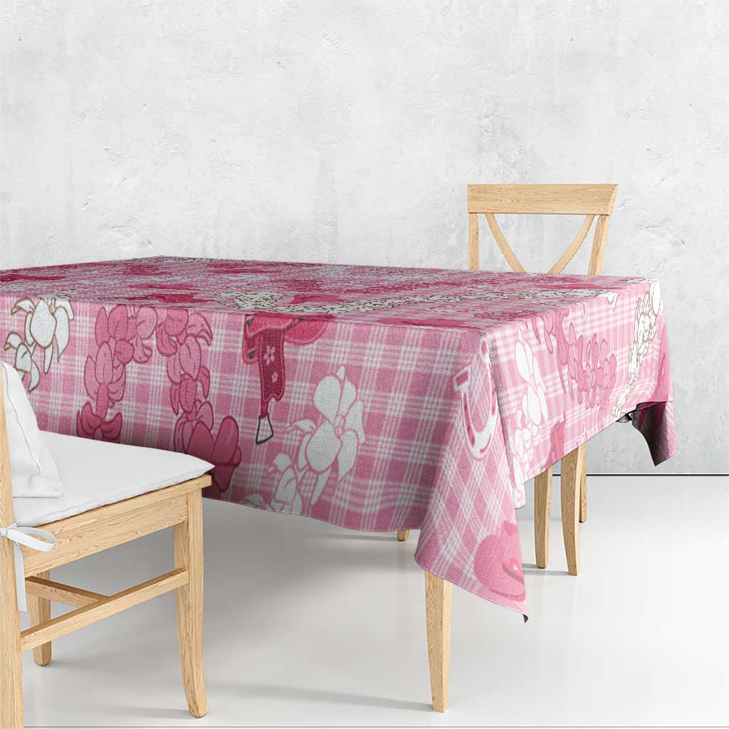 Paniolo Palaka Hawaiian Cowgirl Tablecloth - Polynesian Pride