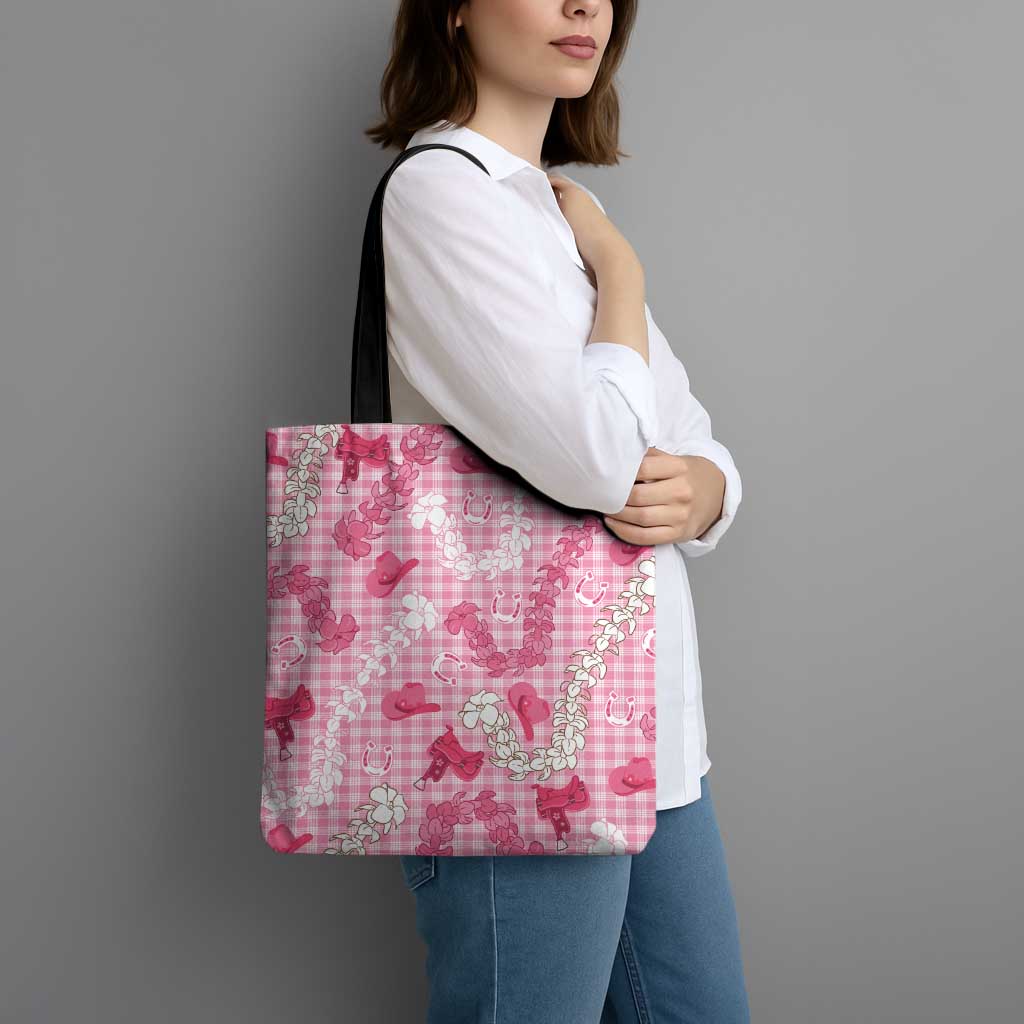 Paniolo Palaka Hawaiian Cowgirl Tote Bag - Polynesian Pride