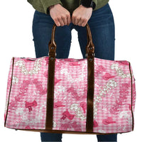 Paniolo Palaka Hawaiian Cowgirl Travel Bag LT9 Pink - Polynesian Pride