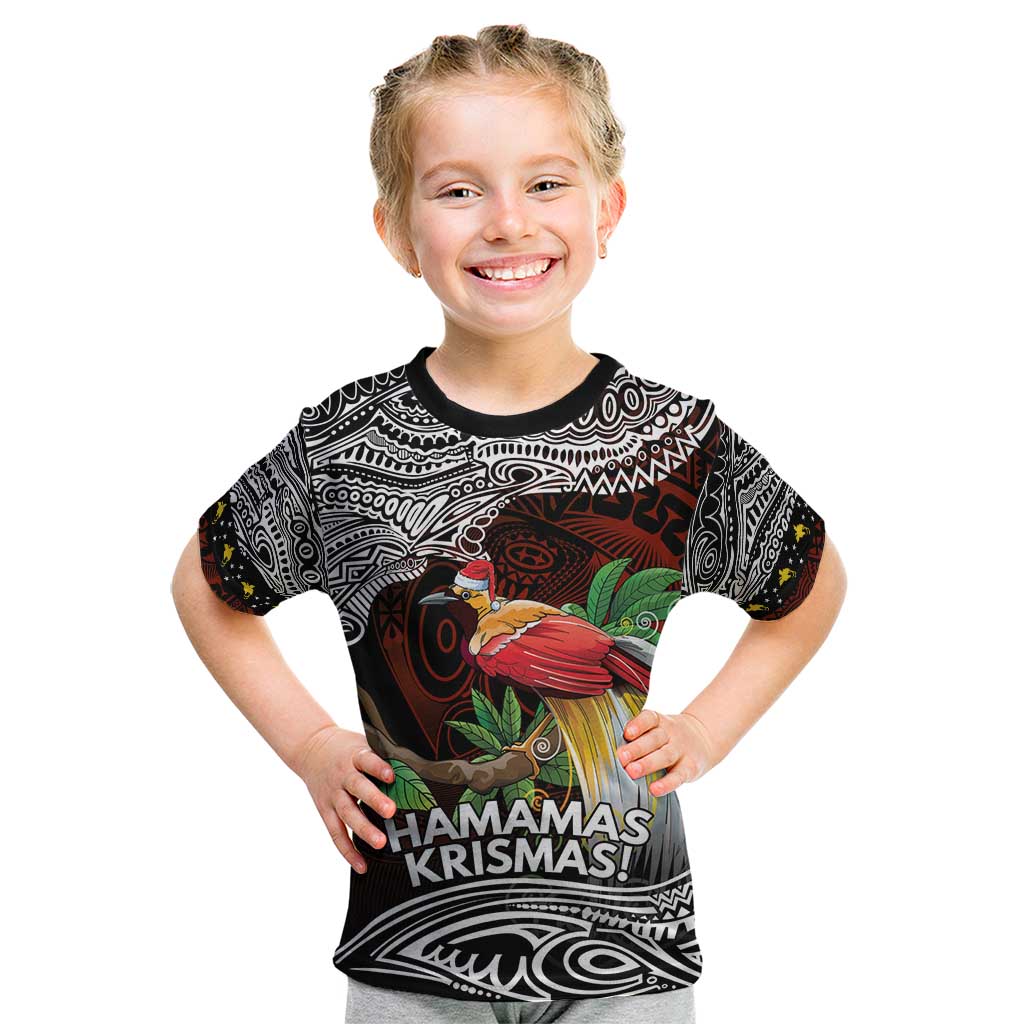 Papua New Guinea Christmas Kid T Shirt - Polynesian Pride