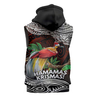 Papua New Guinea Christmas Sleeveless Hoodie LT9 - Polynesian Pride