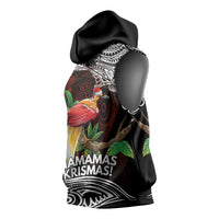 Papua New Guinea Christmas Sleeveless Hoodie LT9 - Polynesian Pride