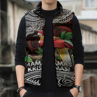 Papua New Guinea Christmas Sleeveless Puffer Jacket - Polynesian Pride